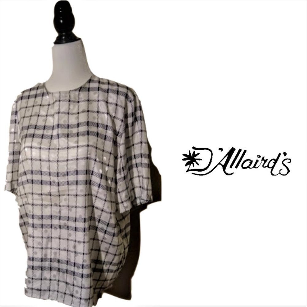 Timeless Short Sleeve Blouse by D'Allaird's